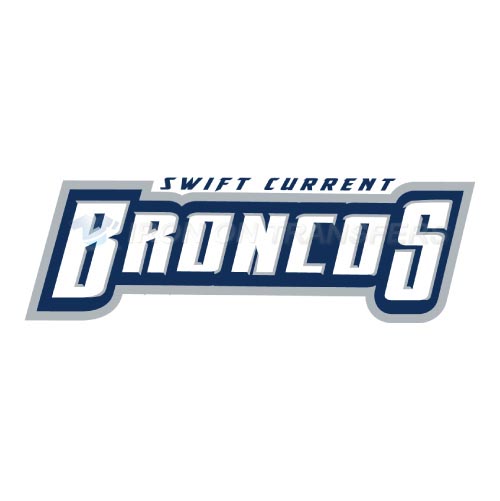 Swift Current Broncos Iron-on Stickers (Heat Transfers)NO.7552